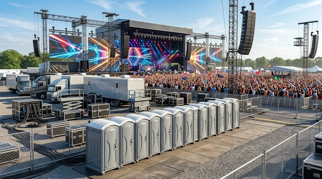 Concert Restroom Rental in Coral Springs, FL
